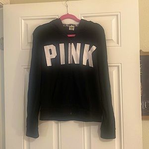 Victoria’s Secret pink black hoodie